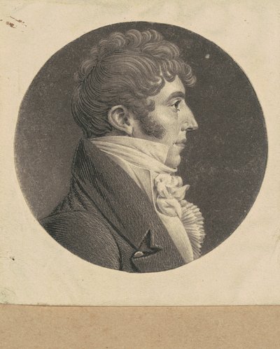 Oidentifierad man av Charles B. J. Févret de Saint Mémin