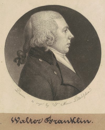 Walter Franklin av Charles B. J. Févret de Saint Mémin