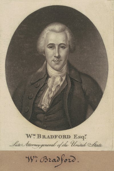 William Bradford av Charles B. J. Févret de Saint Mémin
