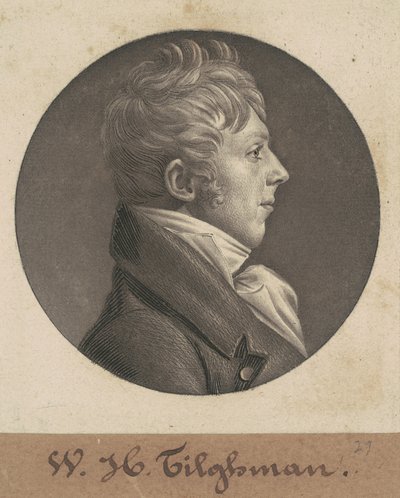 William Helmsley Tilghman av Charles B. J. Févret de Saint Mémin