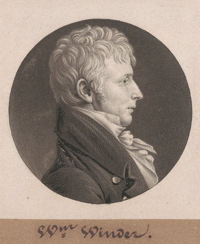 William Henry Winder av Charles B. J. Févret de Saint Mémin