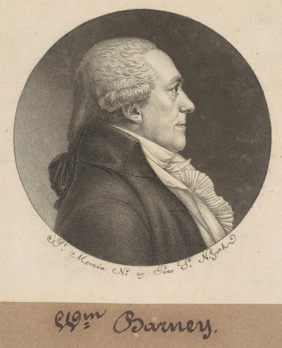 William Stevenson Barney av Charles B. J. Févret de Saint Mémin