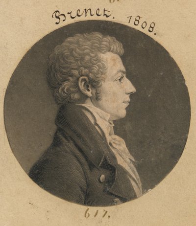 Möjligen Henry Brunet av Charles Balthazar Julien Févret de Saint-Mémin