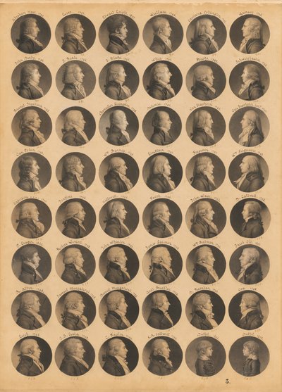 Saint-Mémin Folio 3 av Charles Balthazar Julien Févret de Saint-Mémin