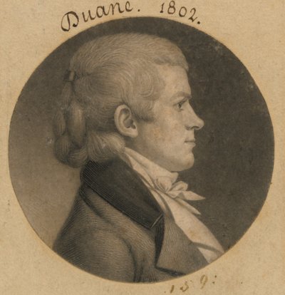 William Duane av Charles Balthazar Julien Févret de Saint-Mémin