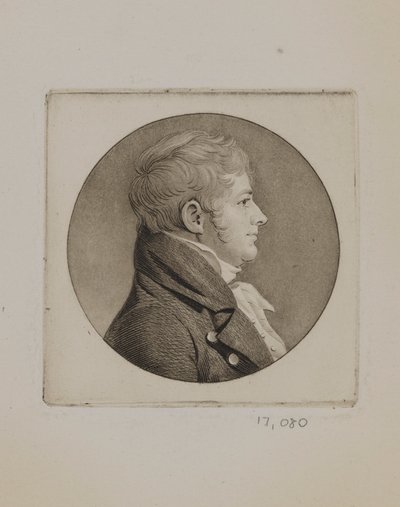 Domare Joseph Hopper Nicholson av Charles Balthazar Julien Févret de Saint Mémin