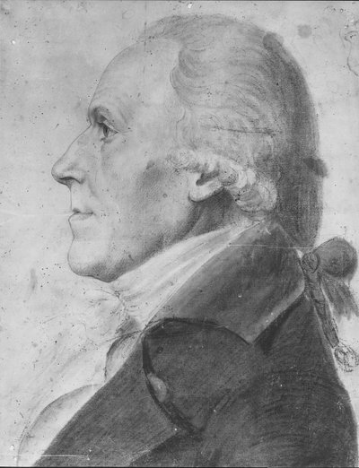 Porträtt av en man, 1797-98. av Charles Balthazar Julien Févret de Saint Mémin