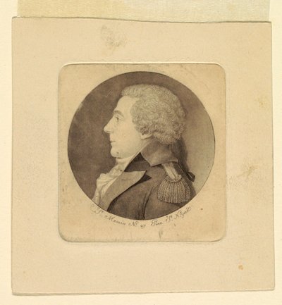 Porträtt av en ung man av Charles Balthazar Julien Févret de Saint Mémin