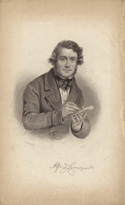 Alfred Crowquill, pseudonym för Alfred Henry Forrester av Charles Baugniet