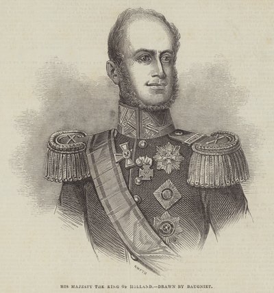 Hans Majestät Konungen av Holland av Charles Baugniet