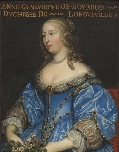 Anne-Geneviève de Bourbon-Condé 1619-1679, hertiginna av Longueville, mitten av 1600-talet. av Charles Beaubrun
