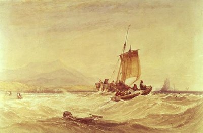 Donegal Bay, ca 1841 (akvarell) av Charles Bentley