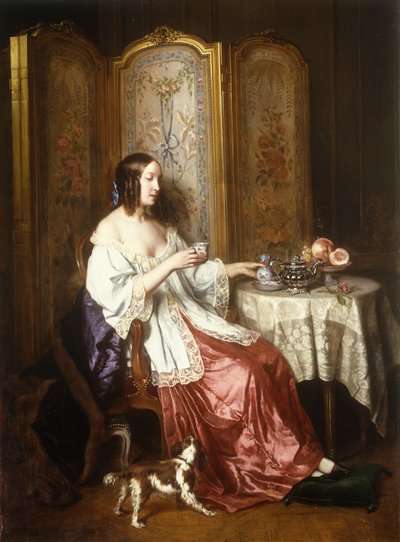En kopp choklad, 1844 av Charles Beranger