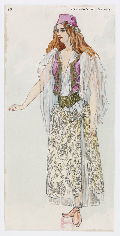 Holmès - Det svarta berget - kostymdesign av Charles Bianchini - 13. Orientale de Sinope av Charles Bianchini
