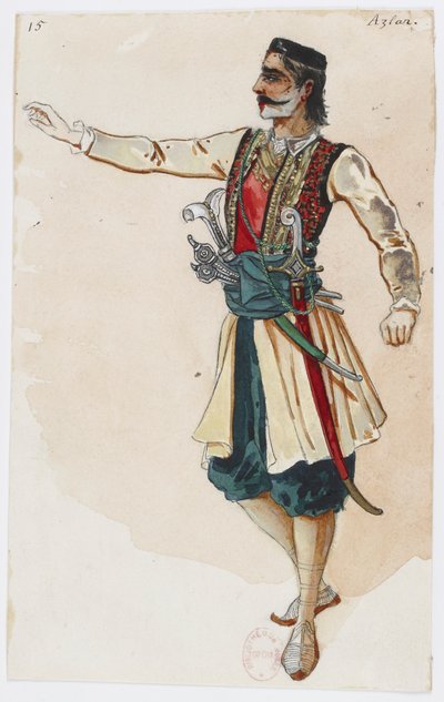 Holmès - Det svarta berget - kostymdesign av Charles Bianchini - 15. Azlar av Charles Bianchini