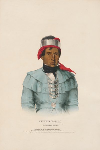 Chittee Yoholo - en seminolhövding av Charles Bird King