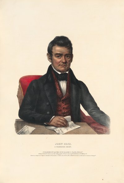 John Ross - en cherokesisk hövding av Charles Bird King