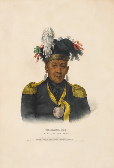 Wa-baun-see - En potawatomi-hövding av Charles Bird King