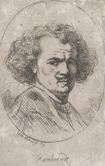 Porträtt av Rembrandt, 1859. av Charles Blanc