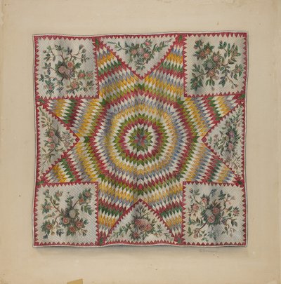 Quilt (Bethlehemsstjärna) av Charles Bowman