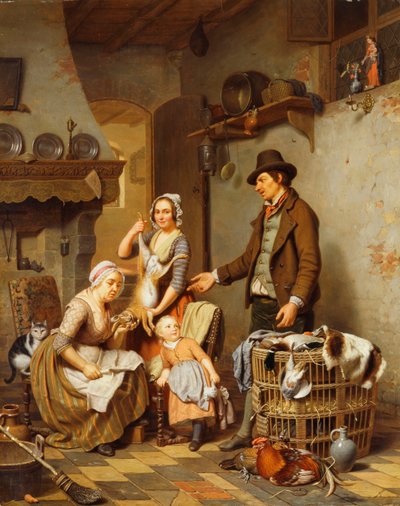 Spelförsäljaren, 1841 av Charles Brias