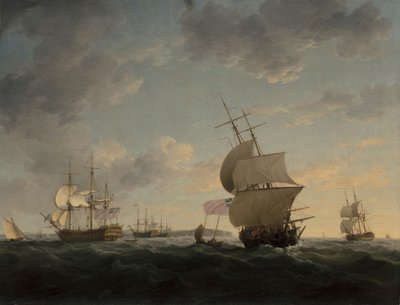 Frakt i Engelska kanalen av Charles Brooking