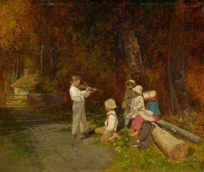 Hans första framträdande offentligt av Charles Caleb Ward