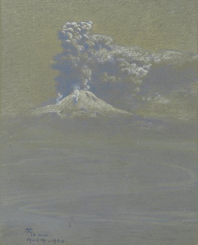 En skur av aska på Ottaviano, 14 april 1906 av Charles Caryl Coleman