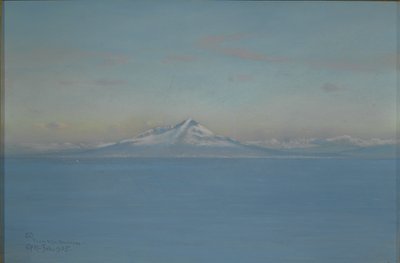 Nordvind från Villa Narcissus, Capri, februari 1905 (pastell och färgpenna eller krita på papper) av Charles Caryl Coleman