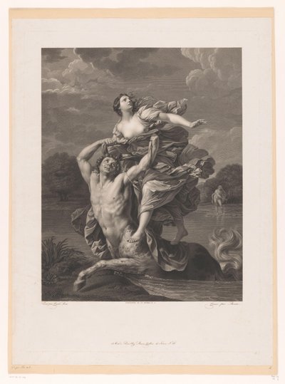 Bortförandet av Deianeira av Nessos av Charles Clément Bervic