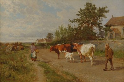 Går till marknaden, 1895 av Charles Collins