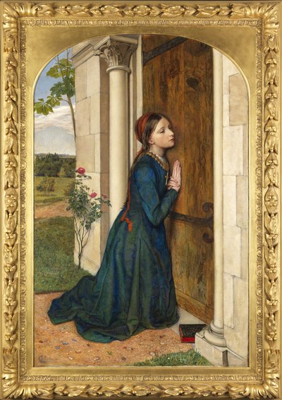 Den heliga Elizabeth av Ungerns hängivna barndom, 1852 av Charles Collins