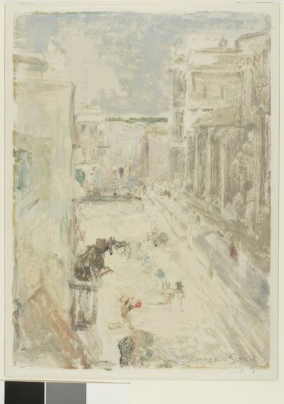 Gata i Sevilla av Charles Edward Conder