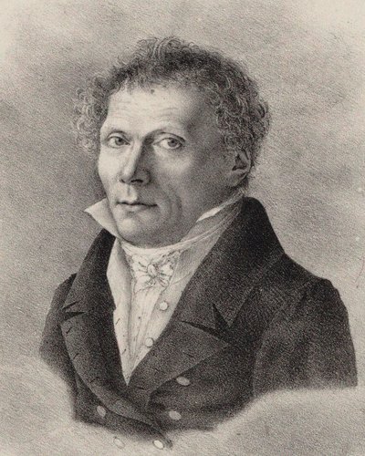 Porträtt av tonsättaren Anton Reicha 1770-1836, 1830. av Charles Constans