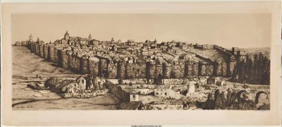 Ávila (provtryck a) av Charles Cottet