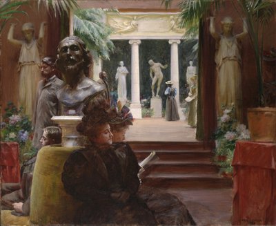 På skulpturutställningen 1895 av Charles Courtney Curran