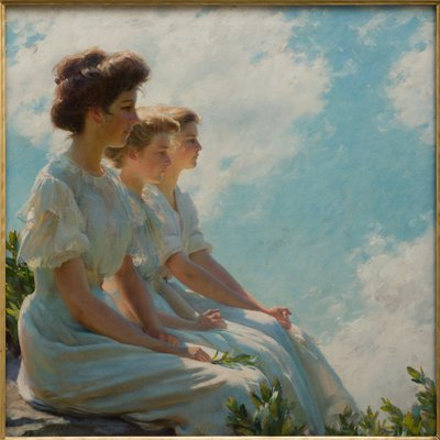 På höjderna av Charles Courtney Curran