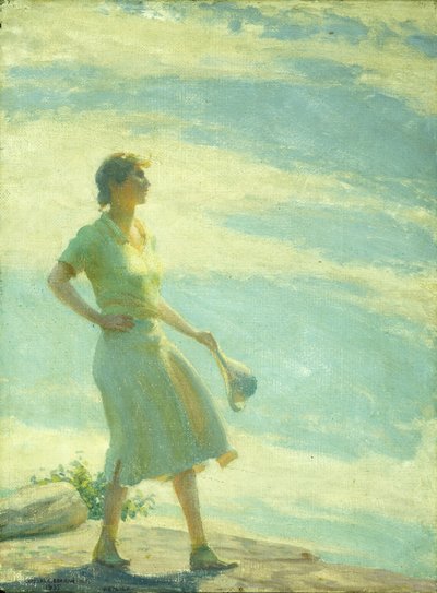 Går på klippan av Charles Courtney Curran