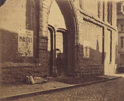 [Dörröppning till Predikheevenkerk, Gent, Belgien], ca. 1858. av Charles D