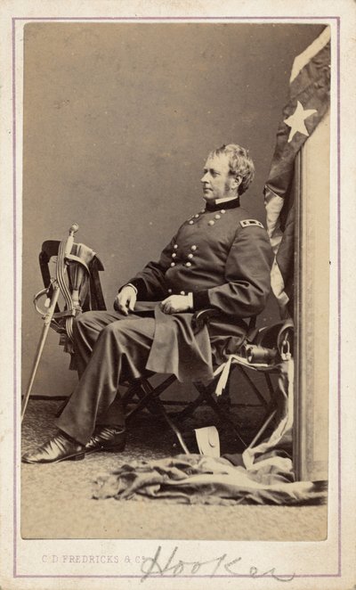 General Joseph Hooker,ca. 1865 (foto) av Charles D. Fredricks