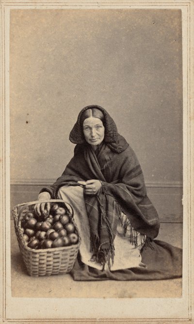 Porträtt av en kvinna,ca. 1860 (foto) av Charles D. Fredricks