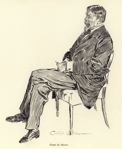 George Du Maurier, porträtt av Charles Dana Gibson