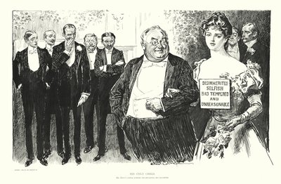 Hans enda barn (litografi) av Charles Dana Gibson