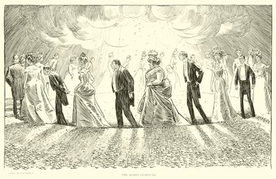 Illustration för The Social Ladder av Charles Dana Gibson