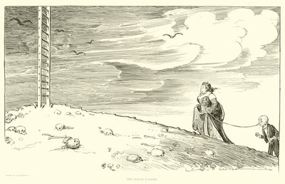 Illustration för The Social Ladder av Charles Dana Gibson