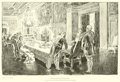 Illustration för The Social Ladder av Charles Dana Gibson