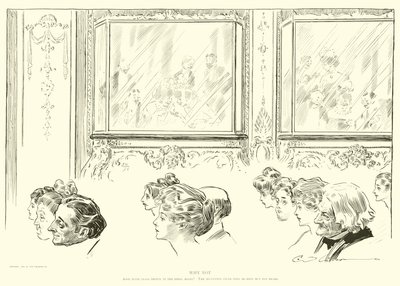 Illustration för The Social Ladder av Charles Dana Gibson