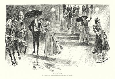 I skottår (litografi) av Charles Dana Gibson