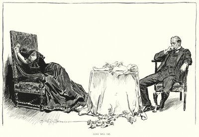 Kärlek kommer att dö (litho) av Charles Dana Gibson