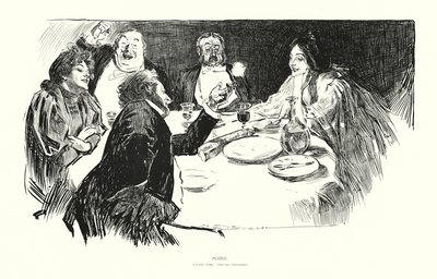 Pussel (litografi) av Charles Dana Gibson
